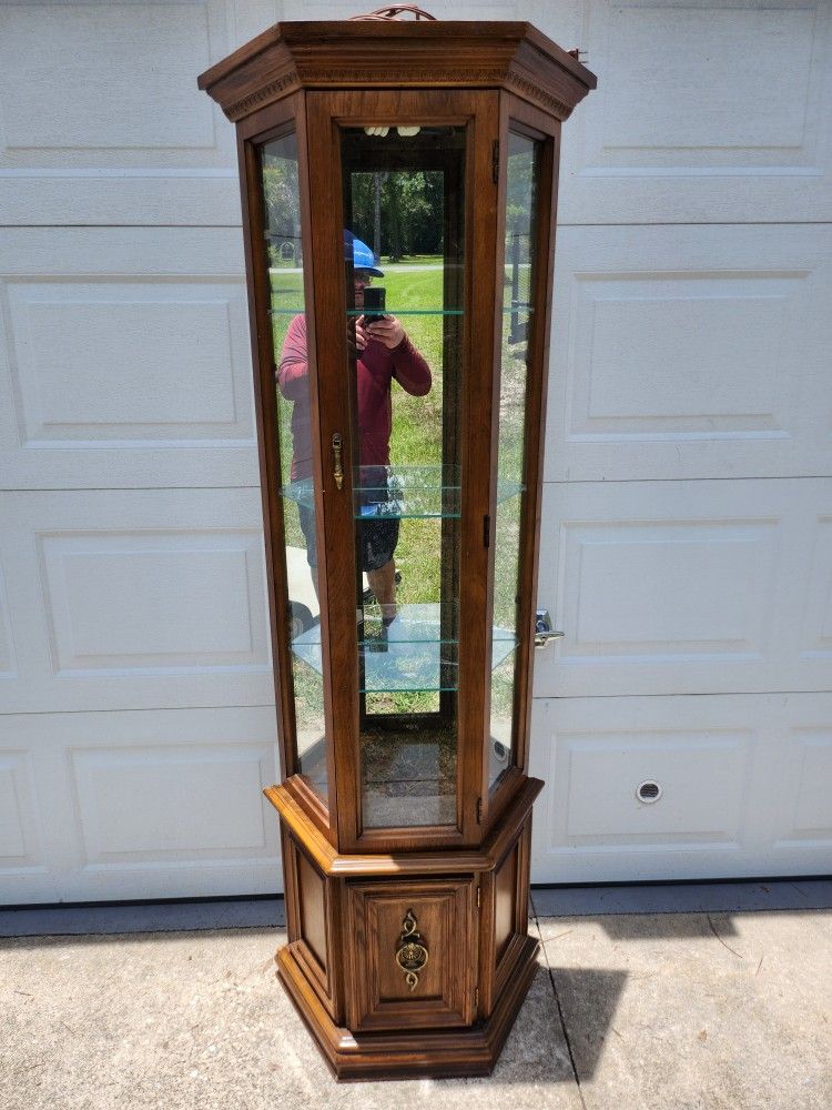 Lighted Curio Cabinet