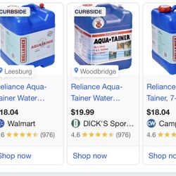 Reliant Potable Water Jug