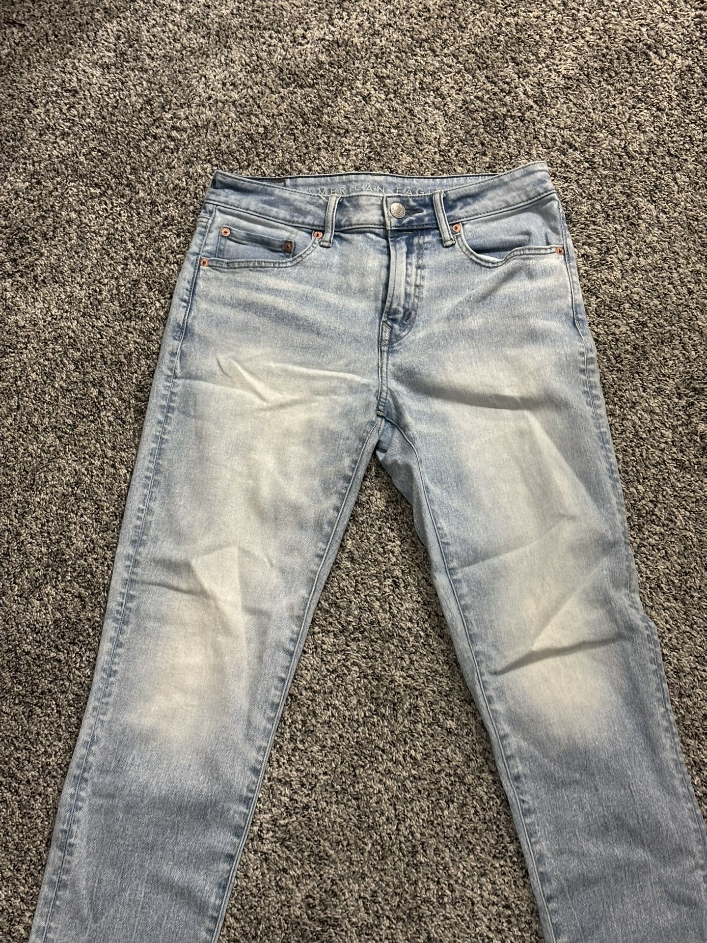 Light Blue Faded Jeans