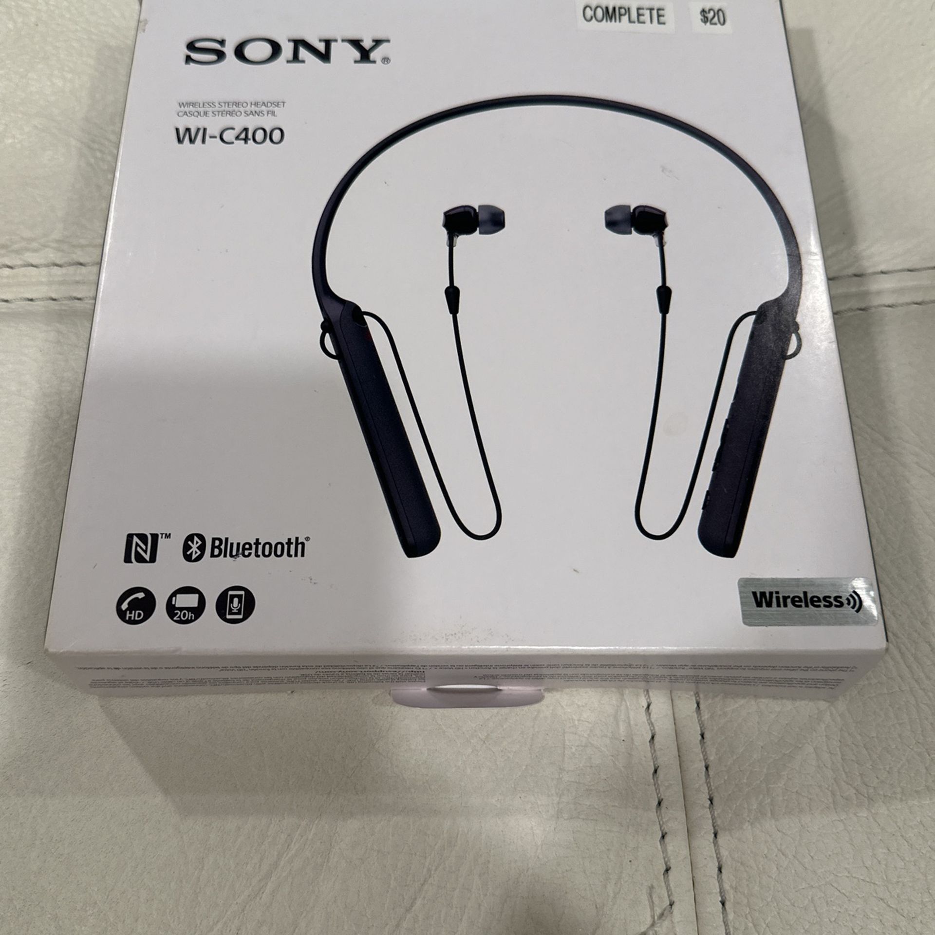 SONY WI-C400 Bluetooth Stereo Headset