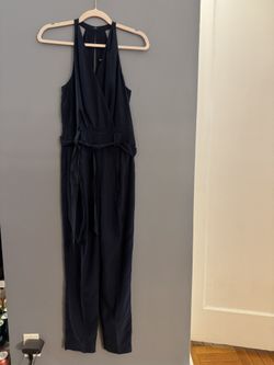 Express Navy Lightweight Jumpsuit