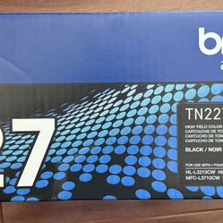 Brother Genuine TN227, TN227BK, High Yield Toner Cartridge, Replacement Black Toner, Page Yield Up to 3,000 Pages, TN227BK