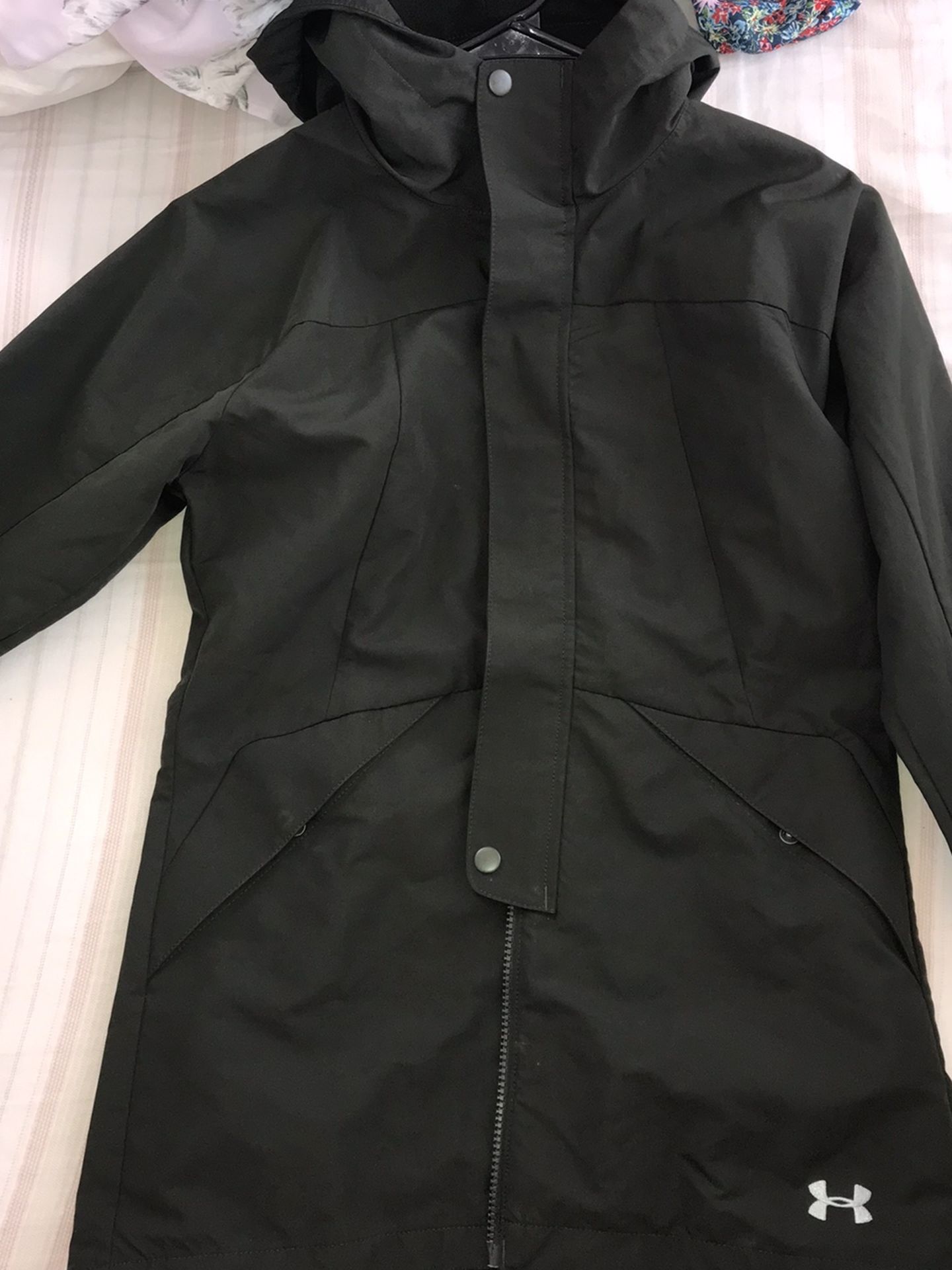 Green Under Armour Rain Jacket