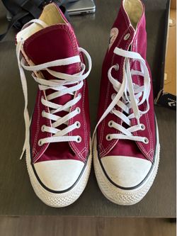 Burgundy Chuck  Taylors