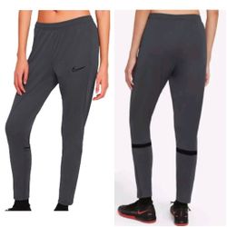 Nike Dri-FIT Academy Soccer Pants Dri-FIT Grey/Black Women's Size Small NWT