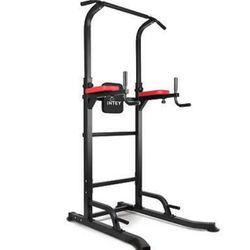 Power Tower Dip Station Pull Up Bar for Home Gym Strength Training Workout , Adjustable Multi-Functi