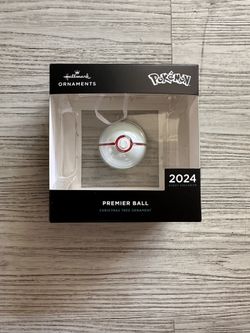 2024 SDCC COMIC CON EXCLUSIVE Pokémon Premier Ball Hallmark Ornament LE 1500