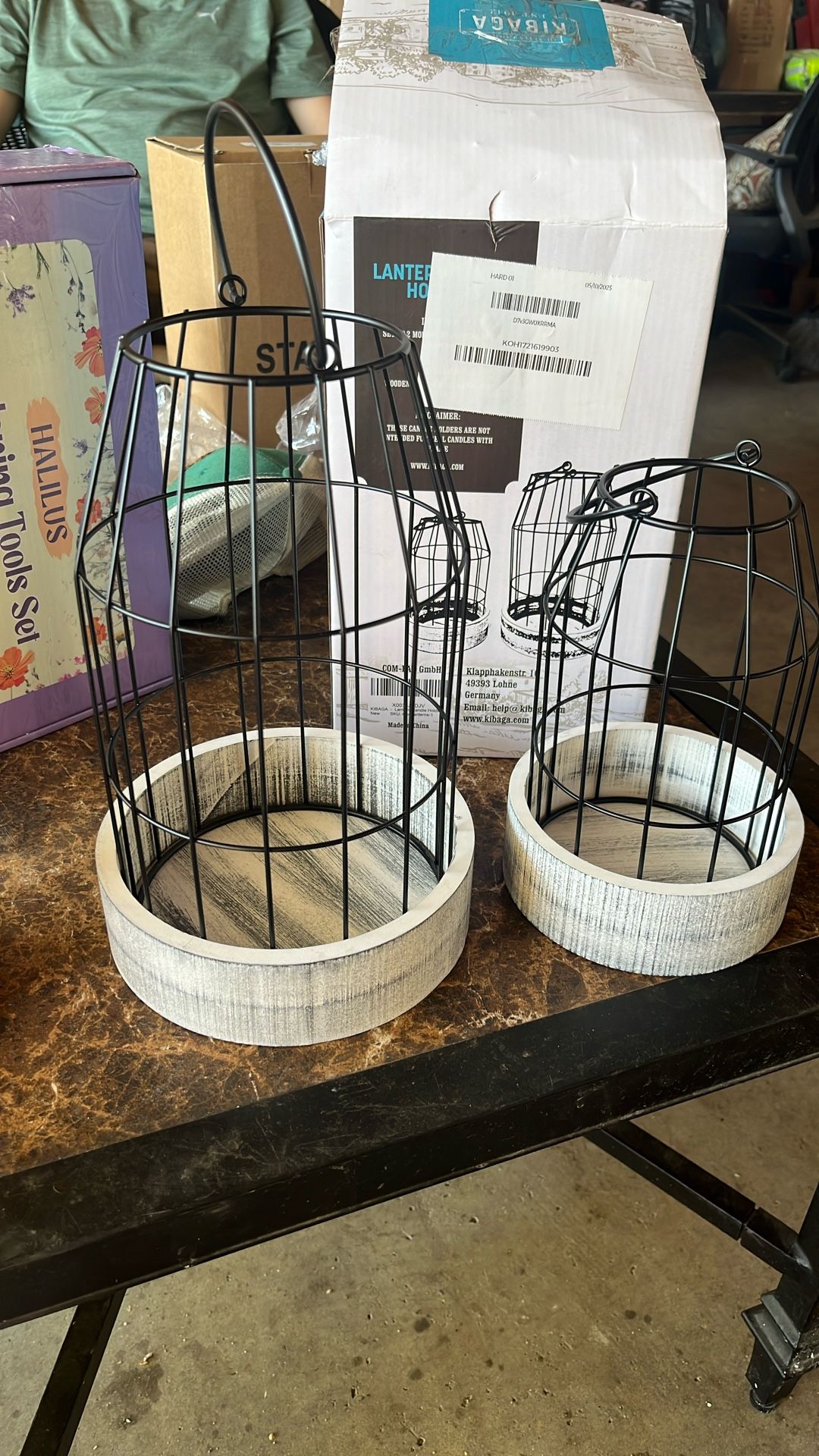 2 Lantern Candle Holders