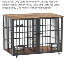 Dog cage furniture