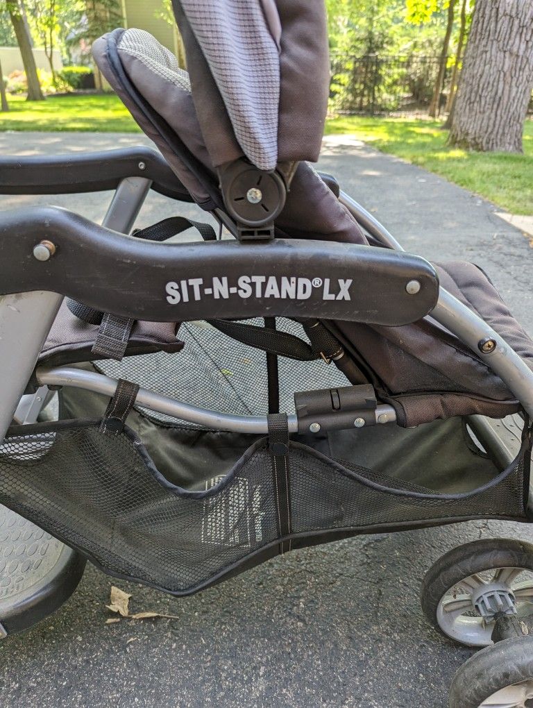 Sit And Stand Double Stroller