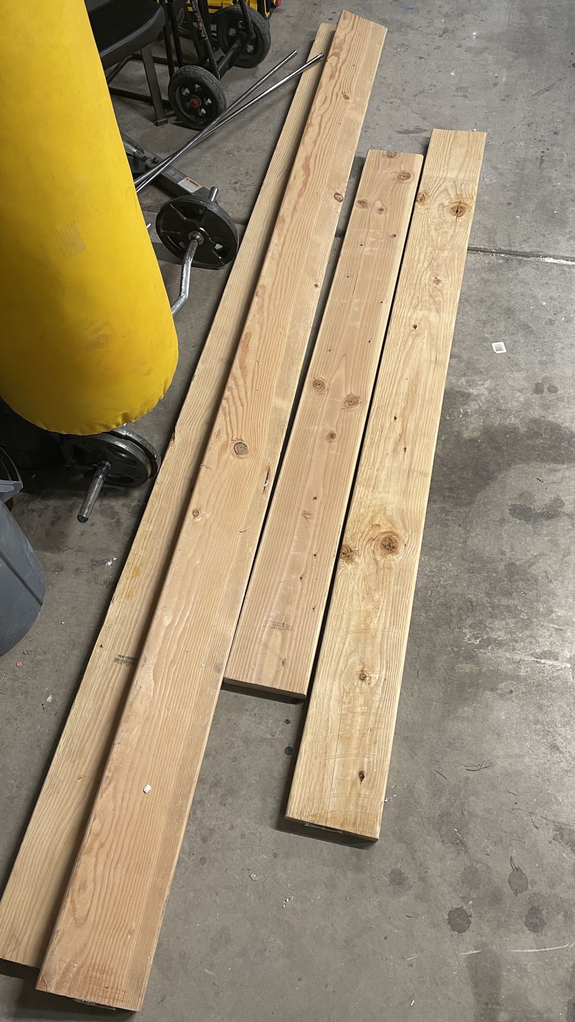Lumber Wood 2x6 Boards- 4 Pieces 