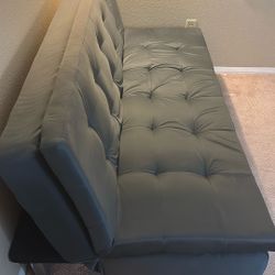 Two In Brand New Condition Navy Blue Futons-beds