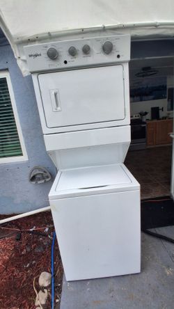 Stackable 27" Washer And Dryer Work Perfect