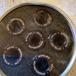 Driven motorcycle sprocket nuts