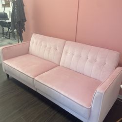Pink Couch Futon