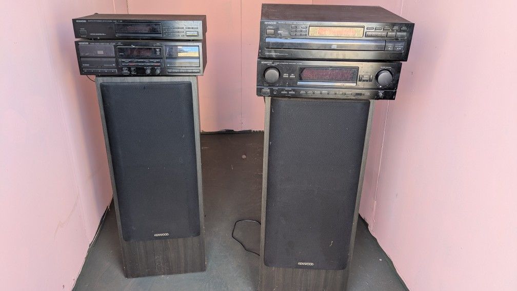 Kenwood Home Stereo Set-black