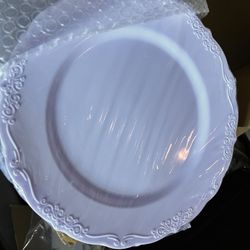60 VINTAGE DINNER PLATES  60 Platos nuevos para cena desechables gruesos 30 piezas por $15