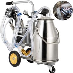 Happybuy 25L Electric Milking Machine,Milker Machine 5-8 Cows 