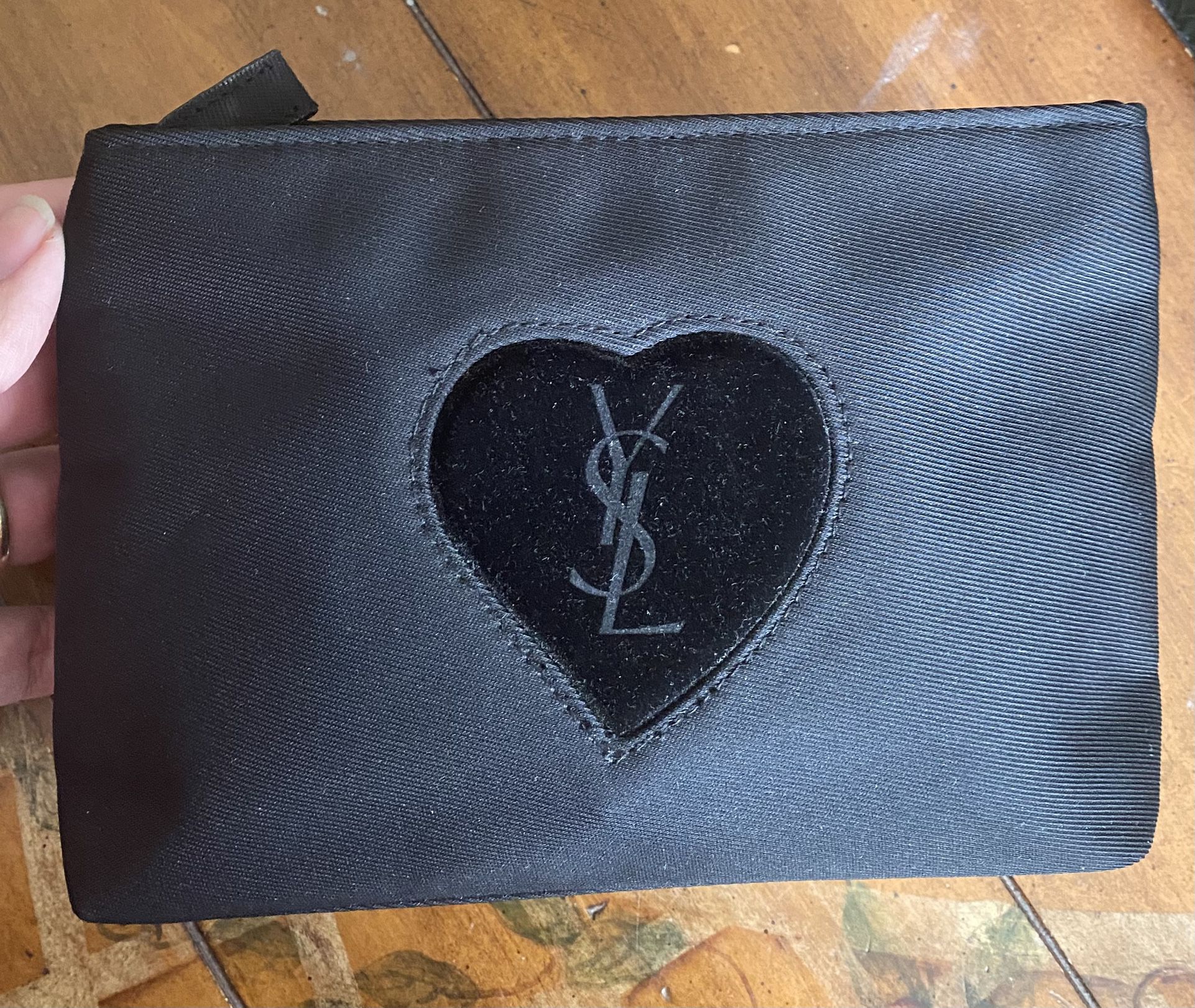 Saint Laurent YSL Heart Logo Makeup Bag for Sale in New York, NY