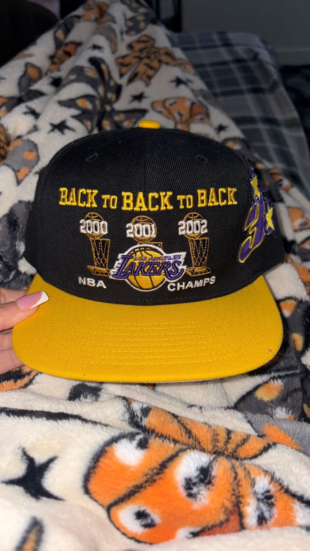 limited-edition  Billie Eilish Custom Lakers Back to Back Championshi  Billie Eilish x Mitchell & Ness NBA League Collection, released in October 2025