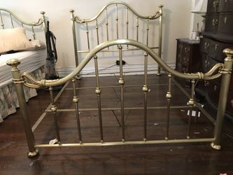 Solid Brass Queen Head and End Boards