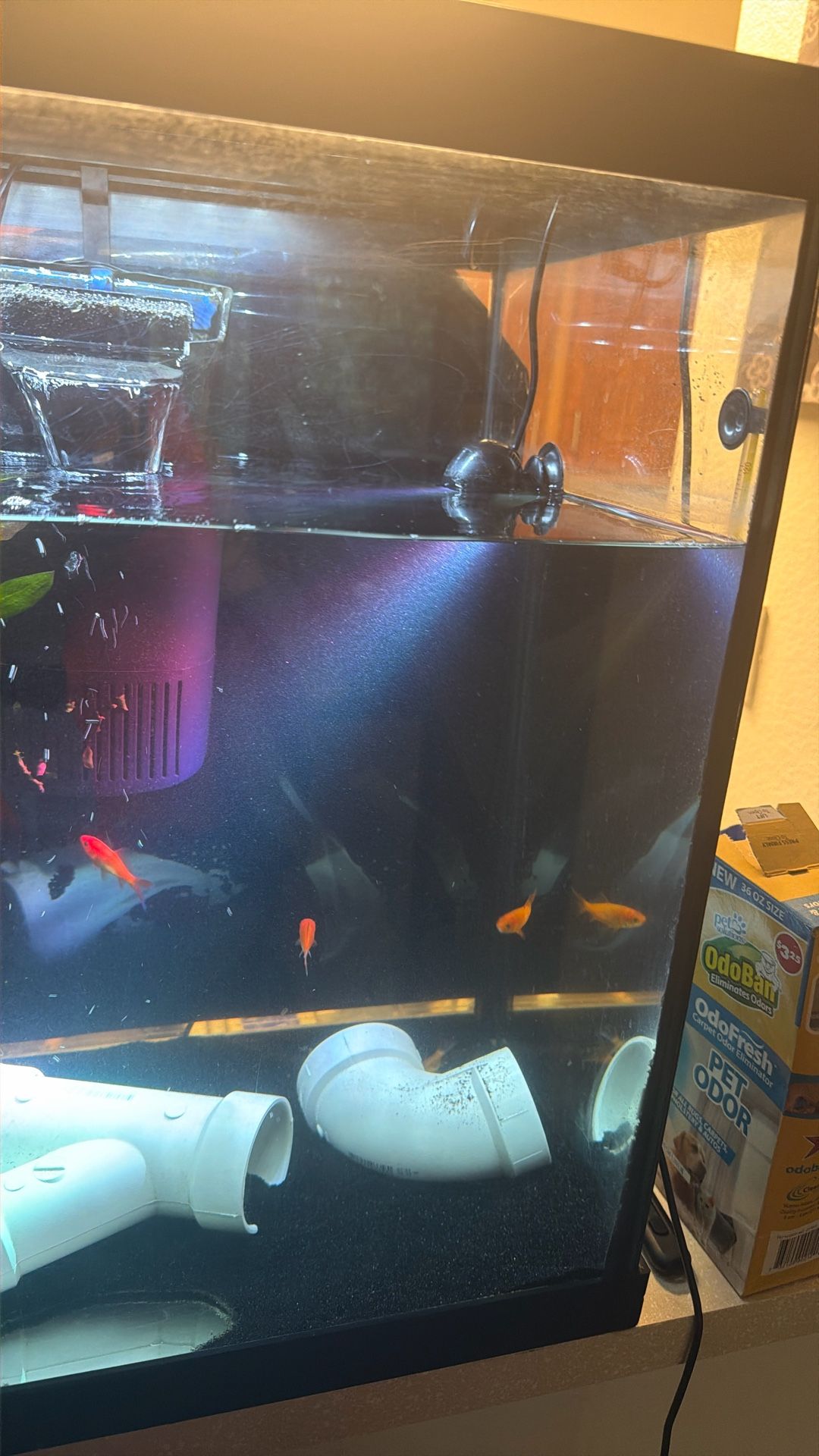 2 aquarium lights multi color