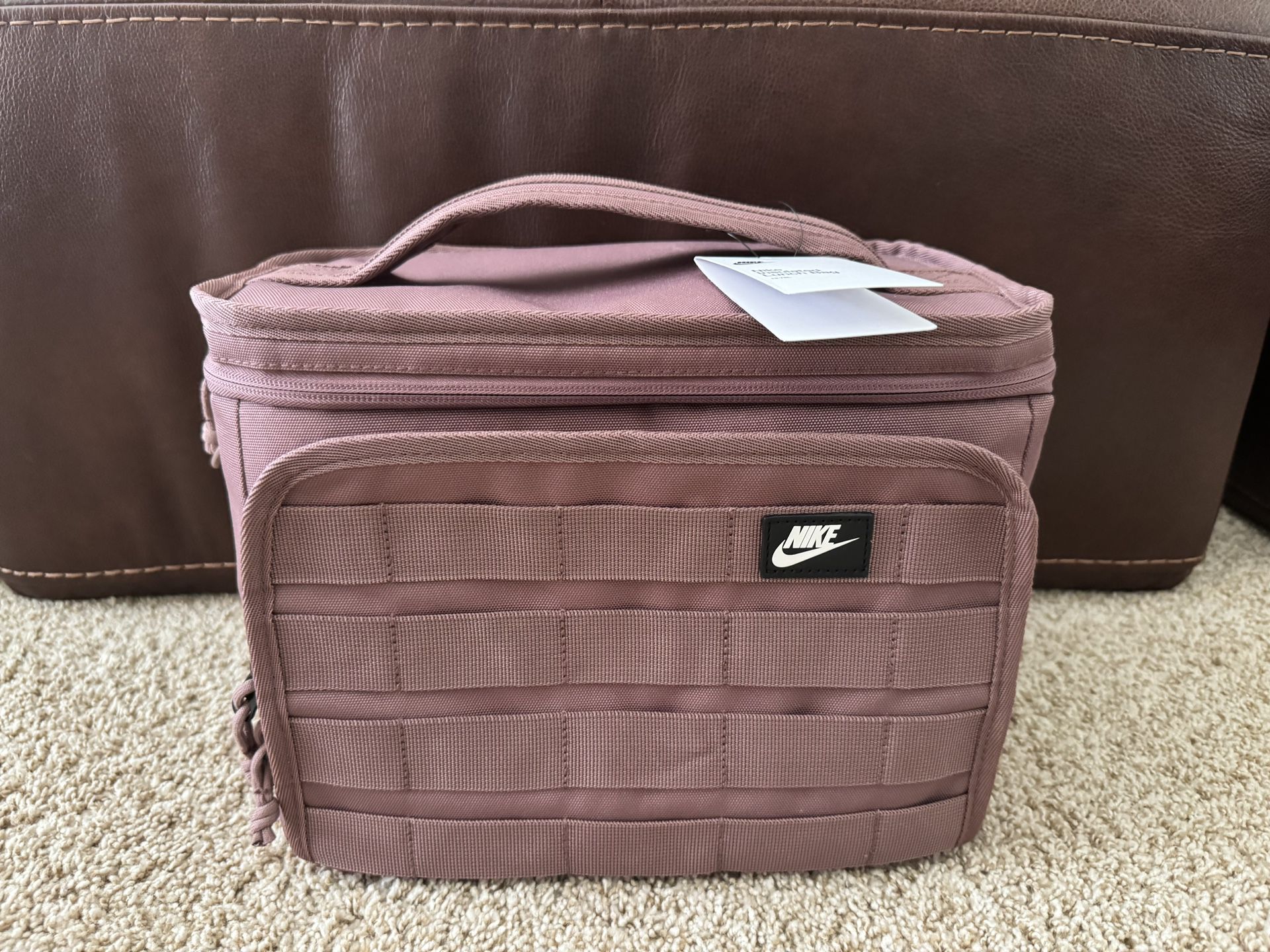 Nike Insulated Lunch Box Tote Bag Mauve 13.75 L