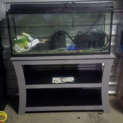 Aquarium With Stand And More.