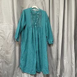 L.L. Bean Teal Nightgown