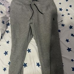 polo sweat pants dark grey size M