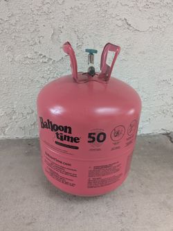 Helium tank empty