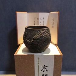  Chen ware, all handmade, purple sand "Quanrong" cup, capacity 200CC
