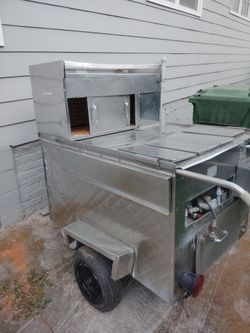 Hotdog Nacho Rolling Cart