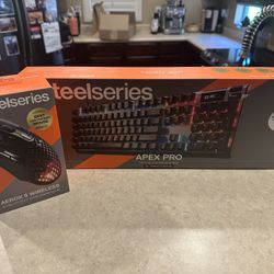 SteelSeries Keyboard And Wireless Mouse