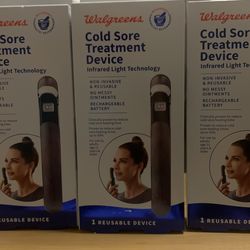 Cold Sore Treatment Device, an at-home light therapy