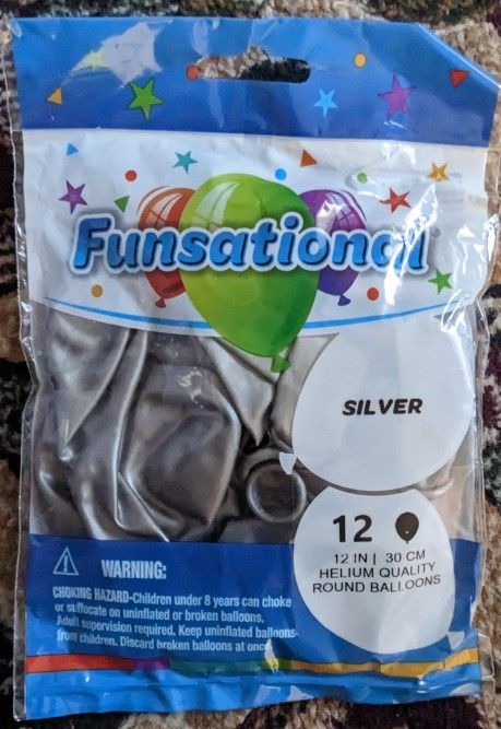 Silver Metallic Balloons