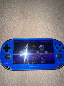 Ps vita sapphire blue with 128gb