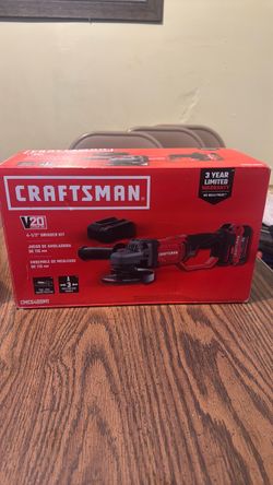 Craftsman  v20 cordless angle grinder tool kit