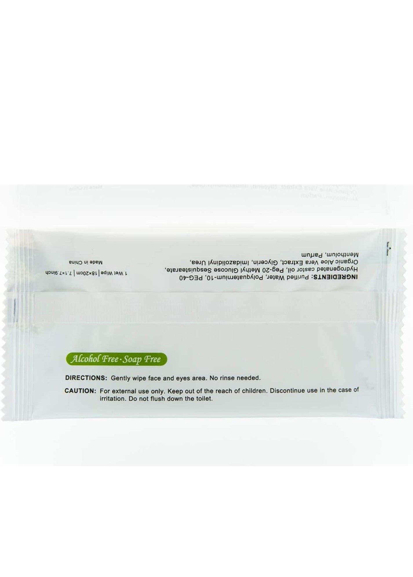 TRAVELWELL - 100 Fresh Aloe Individually Wrapped Makeup Remover Cleansing Travel Wipes