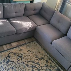 New Sectional Couch Bluish Gray 