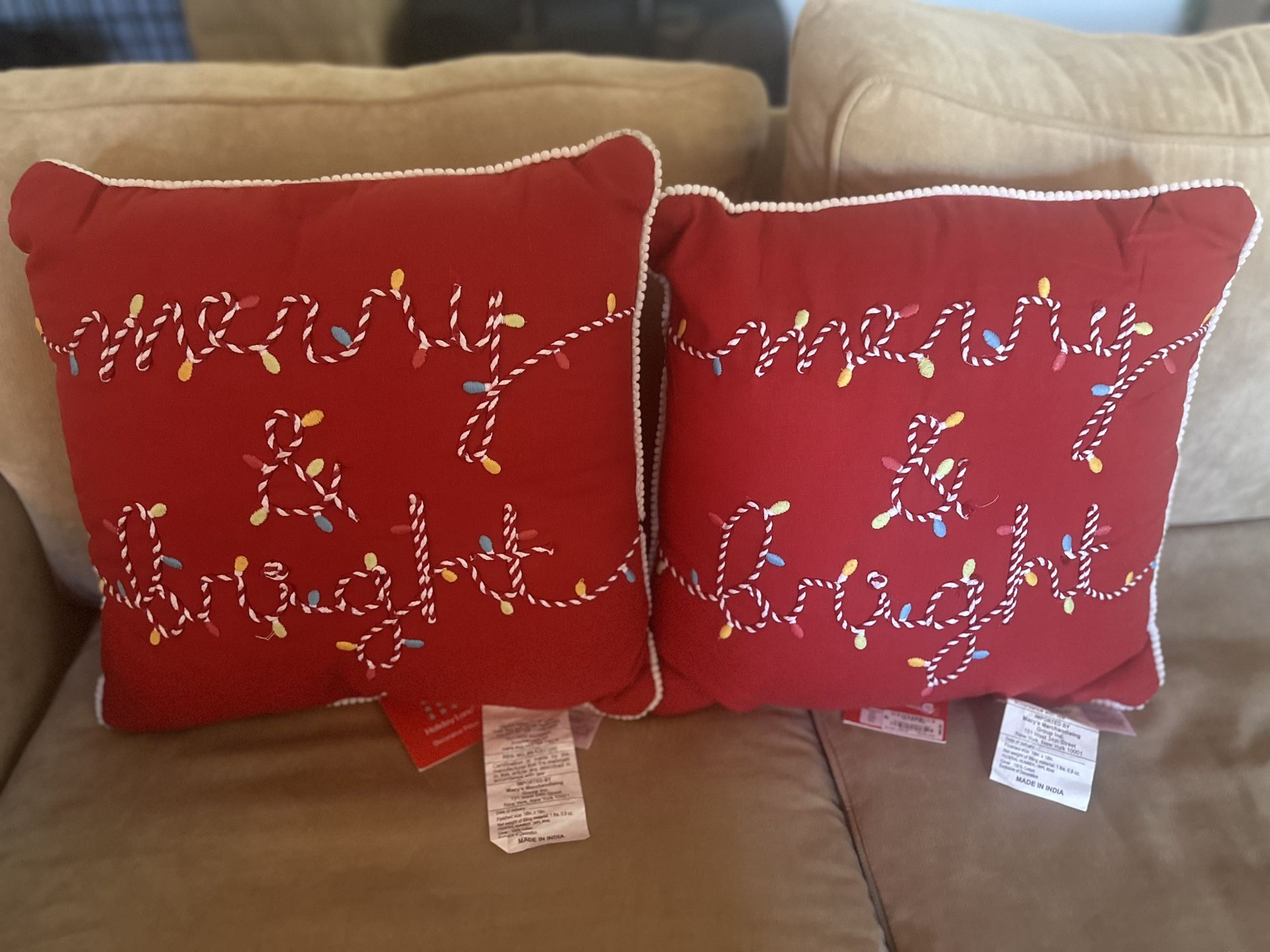 Merry & Bright Christmas Pillows
