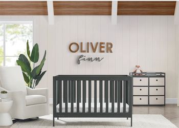 Baby grey Crib