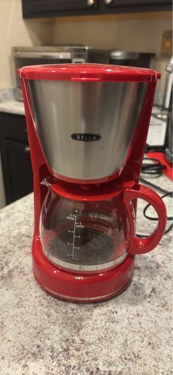 Bella 5-Cup Drip Coffee Maker Red
