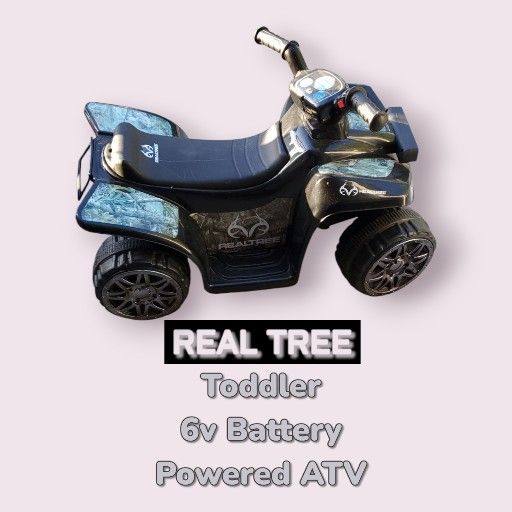 Real Tree 6v Battery Powered ATV