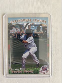 2009 Buster Posey Giants minor league card