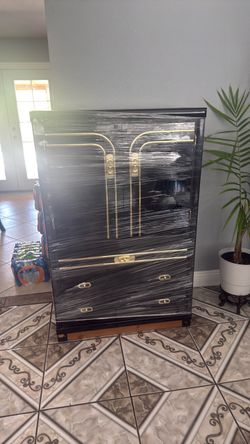 Black wardrobe