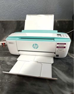 HP DeskJet 3755 All-in-One Printer – Turquoise – Like New, Barely Used!