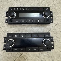 Rear Heat AC Radio Controls 