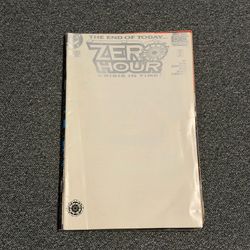 DC Comics Zero Hour Crisis In Time! #0 Rare White Cover, Good Condition