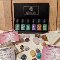 Crystal and Oil Set